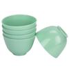 5pcs DIY Facial Mask Mixing Bowl PVC Home AntiImpact Facial Mask Bowl Light Green