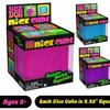 Needoh Nice Cube Antistress Sensoriale, Giocattolo Per Ansia E Concentrazione, Cubo Sensoriale Da Scrivania Per Adulti E Bambini