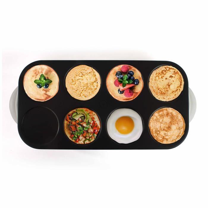 LIVOO DOC186 Crêpière électrique Maxi Crêpes Party – Weiß