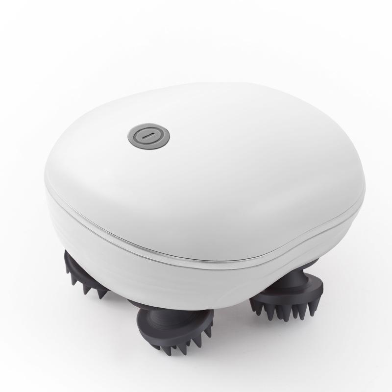 

Масажер для голови Електричний розминаючий вібраційний масажер Масаж шкіри голови Кіготь дракона Ручний масажер для розминання шкіри голови 11*9.5*7 білий