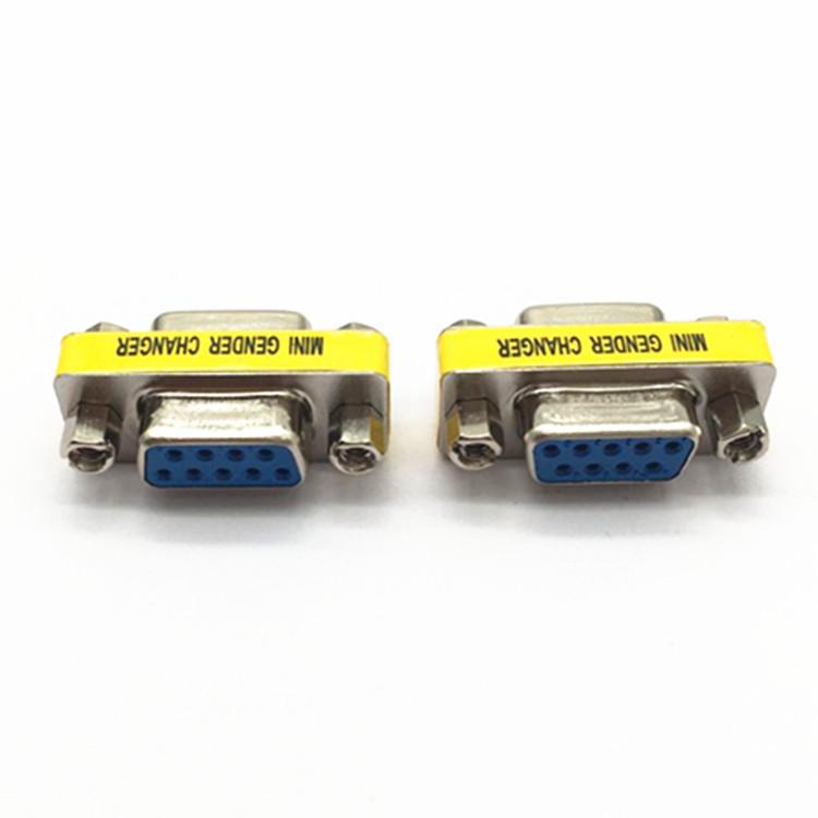 DB9 9-Pin Female-to-Female Serial Port RS232 Adapter