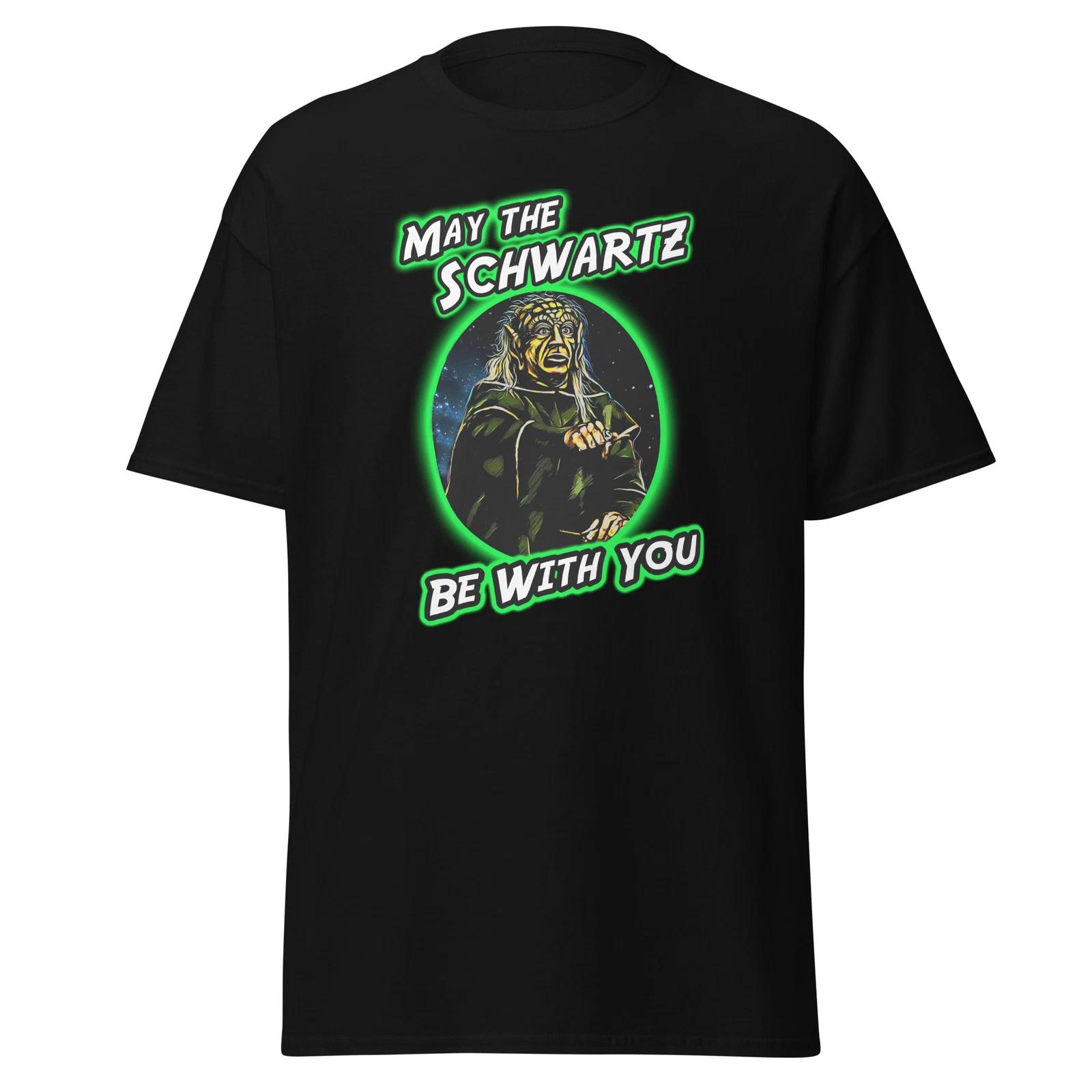 Men s and Women s T-shirts Spaceballs shirt 80s movie shirt may the Schwartz be with you S