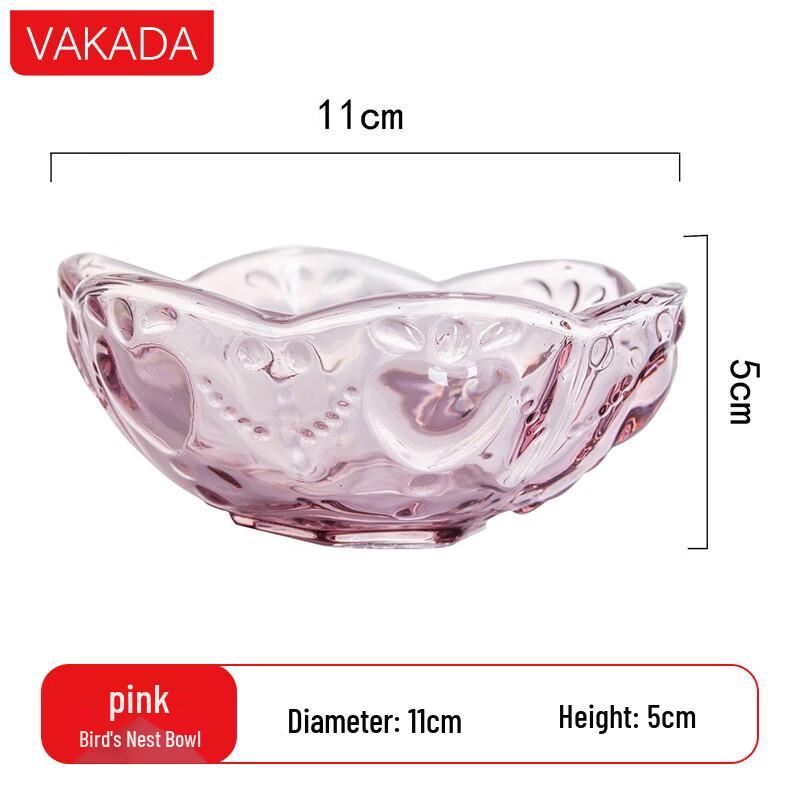 

VAKADA Glass Salad Bowl