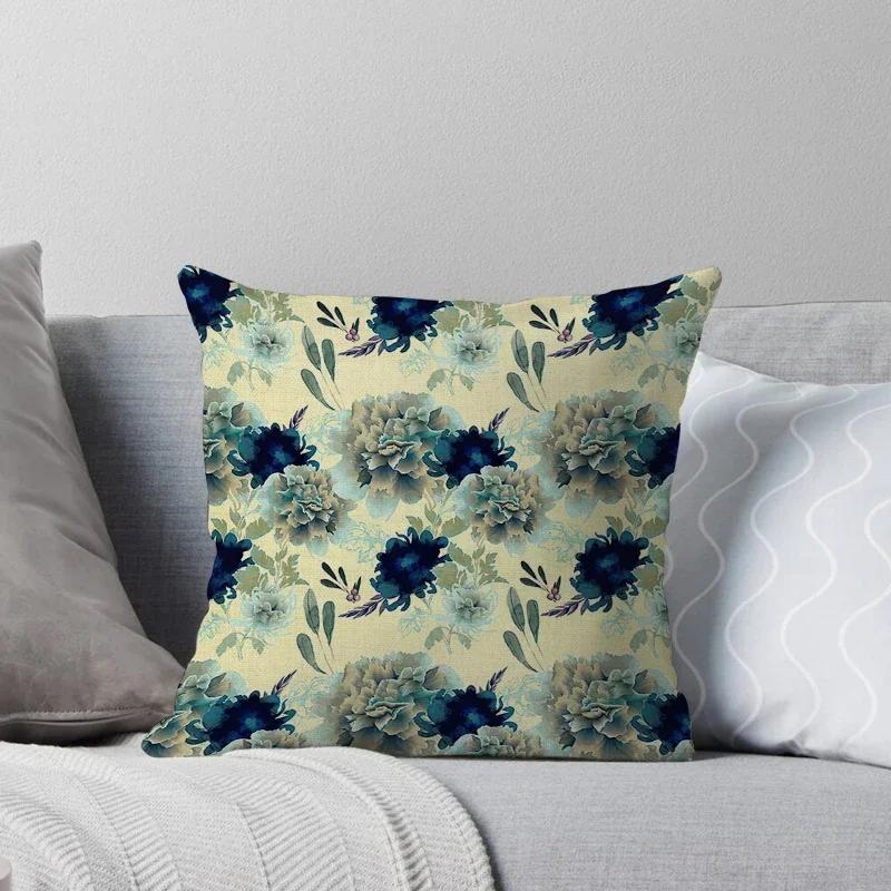 Decorative Home Throw Pillows Case for Waist Cushion Cover Nordic Car Boho Moroccan Print Horse