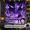Personalized Wall Tapestry,Solo Leveling Custom Printed Name, Fabric Wall Art For Indoor Room Backdrop