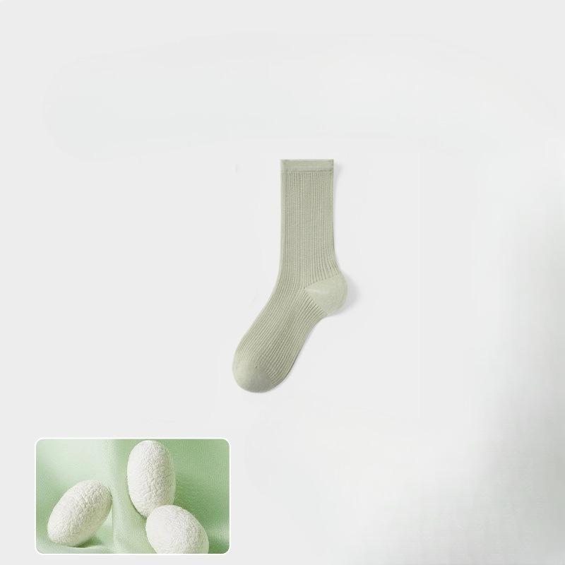 Summer Thin Socks - Antibacterial Mesh Breathable Silk-spun Pile Socks Without Bones