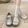White French Ballet Style Light Mouth Flat Sole Shoes Women's Summer 2025 New with Skirt Retro Versatile Mary Jane Shoes