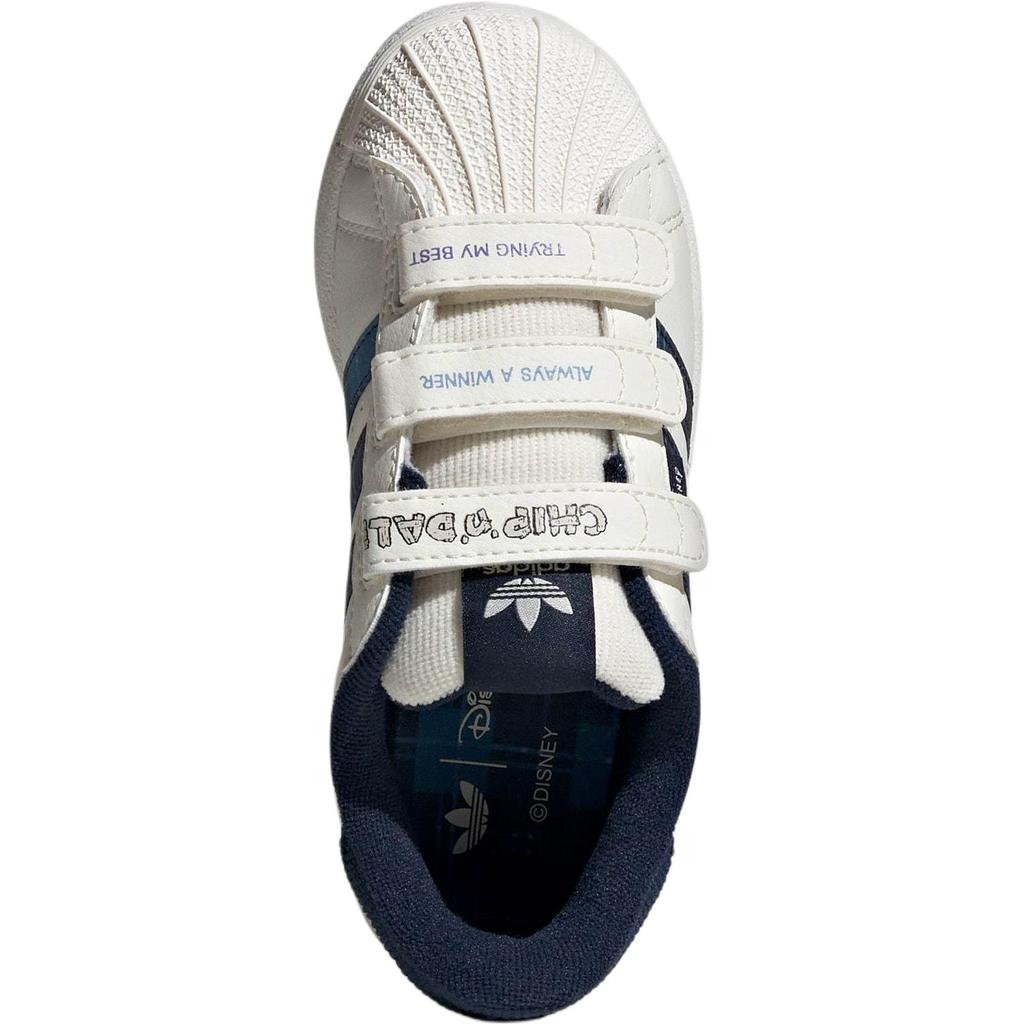 Adidas Disney X  Originals Superstar Fashion Versatile Low-Top Kids Sneakers Kids Sneakers White Gray IH3500