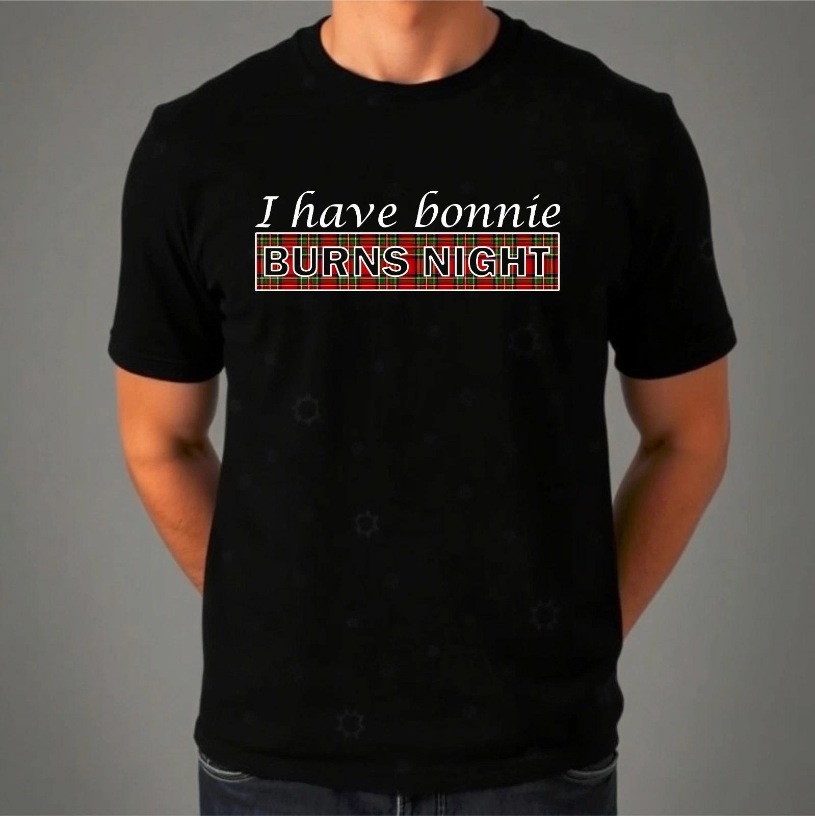 

Have A Bonnie Burns Night Scotish Tartan Slogan Poetry Event Mens Unisex T-Shirt M