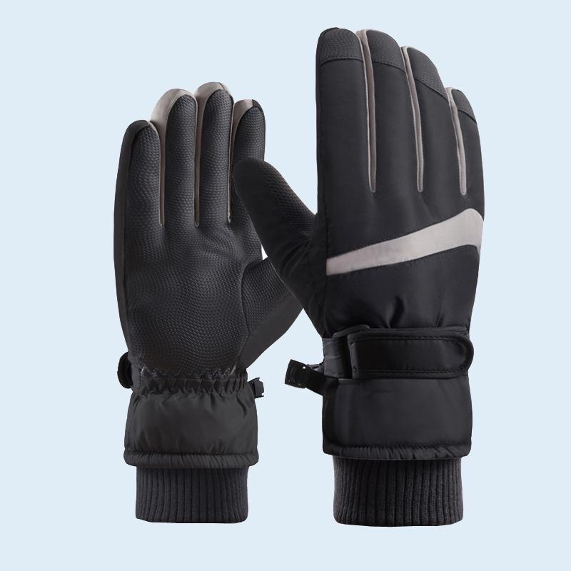 Vodotěsné dotykové cyklistické a lyžařské rukavice, větruodolné a teplé na podzim a zimu