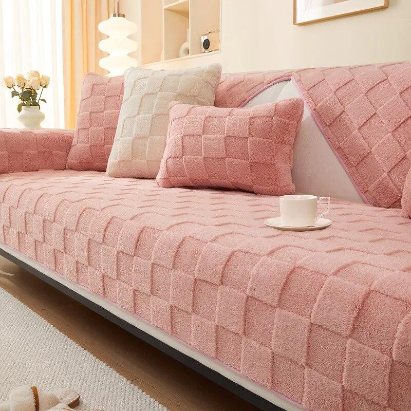 

Мягкие теплые чехлы для диванов, детские коврики для домашних животных, диванные полотенца, противоскользящая защита для дивана для гостиной, съемный чехол для дивана 70x70cm