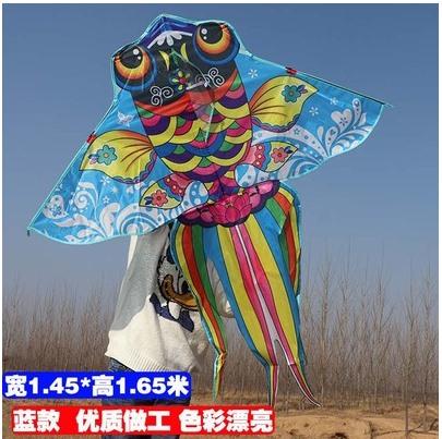 New Goldfish Kite Chinoiserie Red Blue Green Pink Stamping  Sale For Children