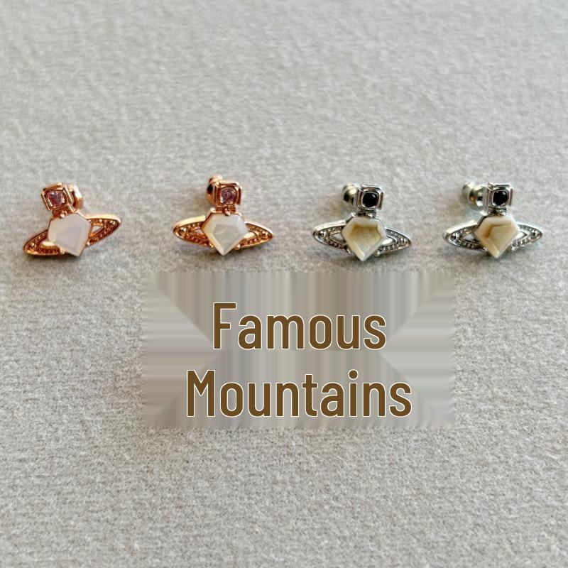 

Empress Dowager Zircon Mini Saturn Stud Earrings: Women s Minimalist and Exquisite Design Jewelry розовый