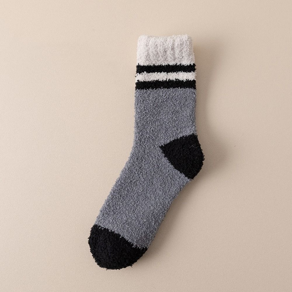 Sleep Socks Winter Coral Velvet Socks Multicolor Soft Cotton Socks Warm Fluffy Floor Socks Men