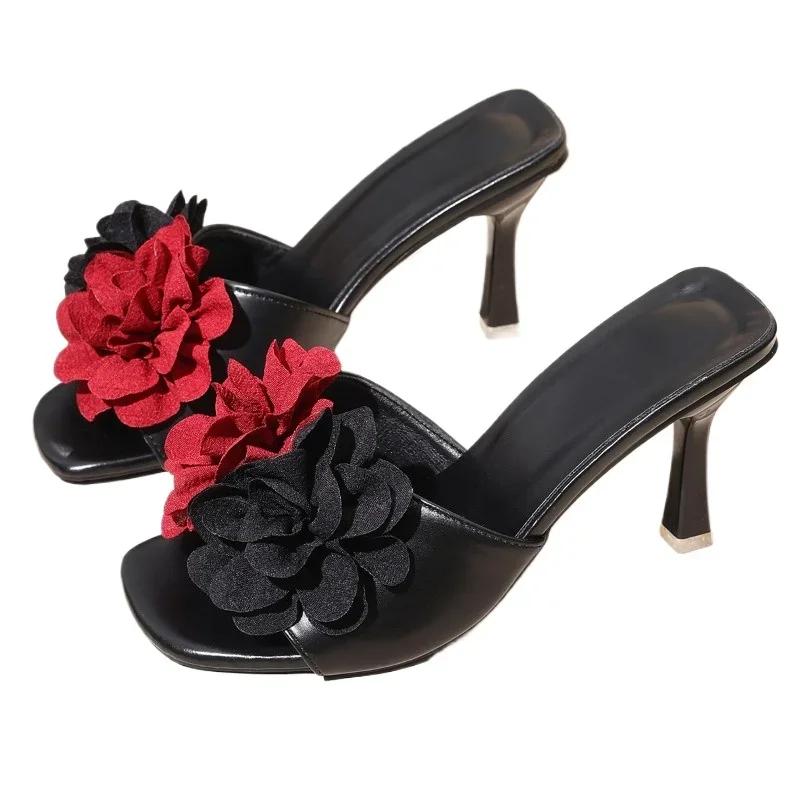Female Shoes on Sale 2025 High Quality Fashion New Classic Shoes for Women Female Open Toe Outdoor Casual Women's High Heels