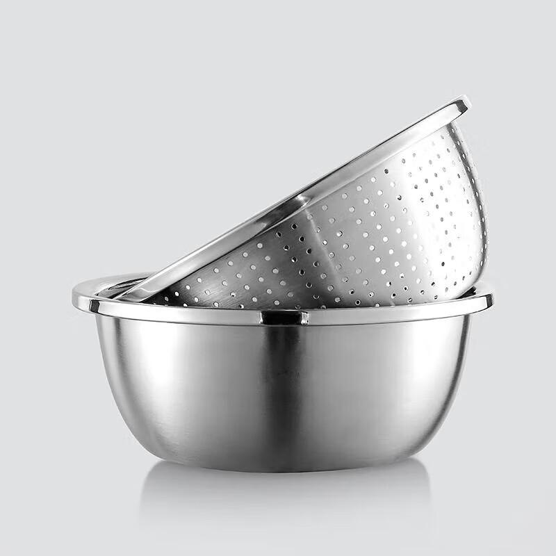 Baishide Stainless Steel 2-Piece Basin Set