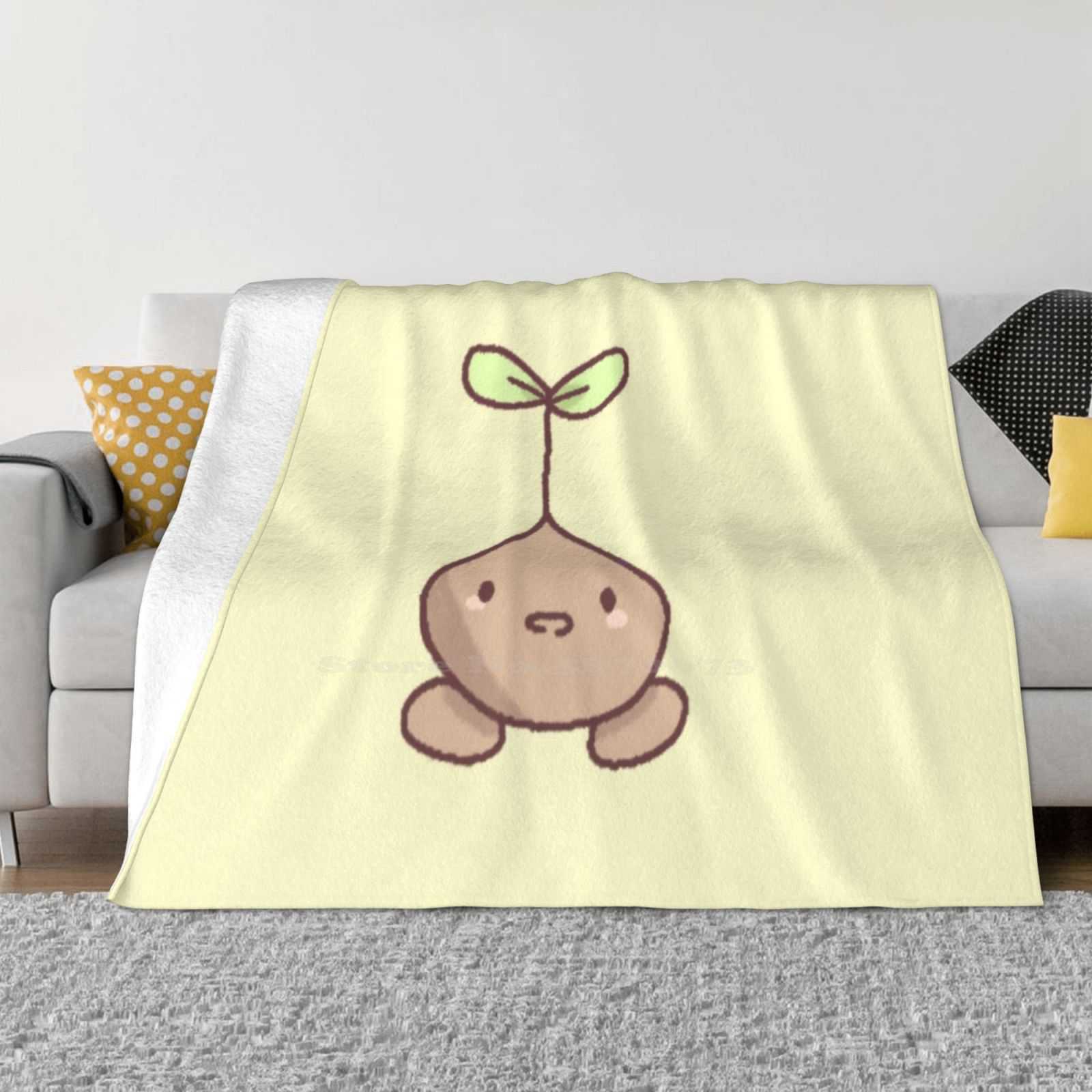 Sprout Mole From The Omori Gamme Blanket Soft Warm Travel Portable Blanket Kel Aubrey Cute Basil Sunny Omori Game Hero Mari 30x40in