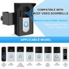 Protective Outdoor Video Doorbell Mount with Hood , No Drilling Required for Easy Setups for Video Doorbell 4/3/3 Plus/2