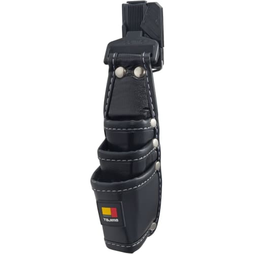 Tajima Safe System Detachable Tool Holder, 3-Hole, High-Density Nylon, SFKSN-P3, Attaches to Belt, Prevents Tools from Falling, Reduces Back Strain