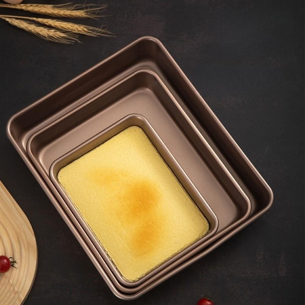 Non-Stick Square Baking Pan Thickened Carbon Steel Bakeware Tools Cake Mold Tray Cake Baking