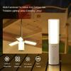 Outdoor Folding Multi-function Camping Light with Hook Handheld Hanging Rechargeable Lamp for Tent Hiking Emergency