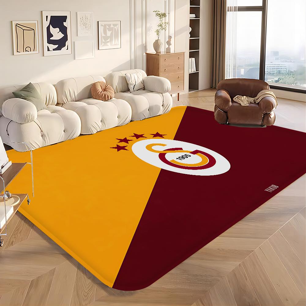 G-Galatasaray Vivid Room Mats Retro Multiple Choice Living Room Kitchen Rug Non-Slip Welcome Rug