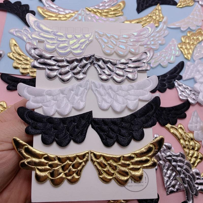 Personality Fashion Wing Padded Appliques Children Hair Clip Sock Hat Accessory for Costume Decoration