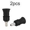 Rubberized 40 Degree Pressure Washer Nozzle with Stainless Steel Interior for Long Lasting Use and Splash Reduction