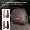 Für 1/2 Stück Leder Auto Sitz Kopfstütze Schutzhülle Innenzubehör Outlander Lancer Eclipse Mirage Xpander