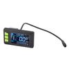Electric LCD Display Meter with USB Port 6 Pin Waterproofing Connector Color Screen Electric Scooter Control Panel for Bike Handlebars