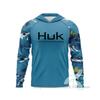 Mens UPF 50 Quick-Dry Fishing Shirt With Hood Long Sleeve Breathable Outdoor T-Shirt Angling Wear