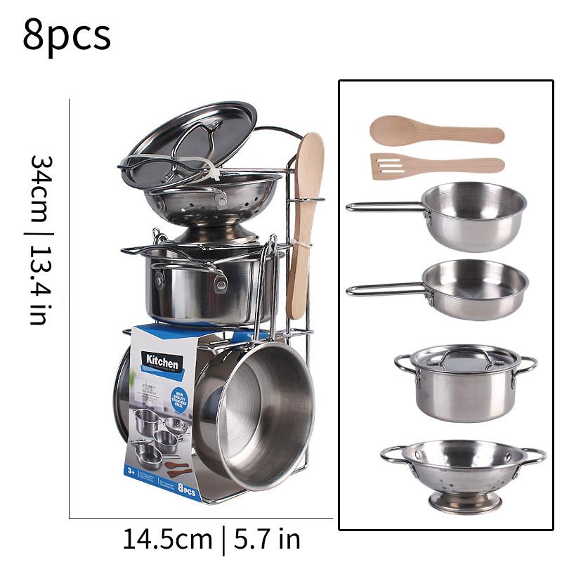 

Realistic Stainless Steel Kitchen Playset For Kids Encouraging Creative Role Playing