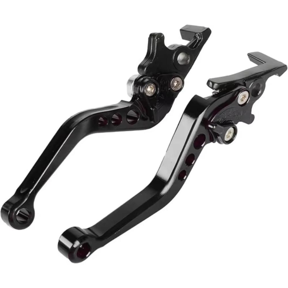 1Pair Aluminum Motorcycle Brake Handle 6-position Adjustable Brake Clutch Levers Bike Parts