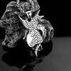 Vintage Dragon Skull Pendant Stainless Steel Men's Necklace