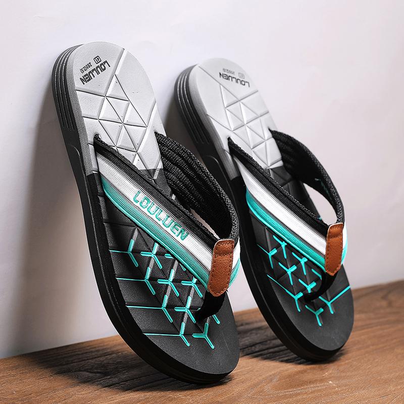 Hot Sale Men's Flip-flops Outdoor Casual Beach Slippers Soft Light Non-Slip Shoes Summer Slippers Men Shower 2024 Zapatos Hombre