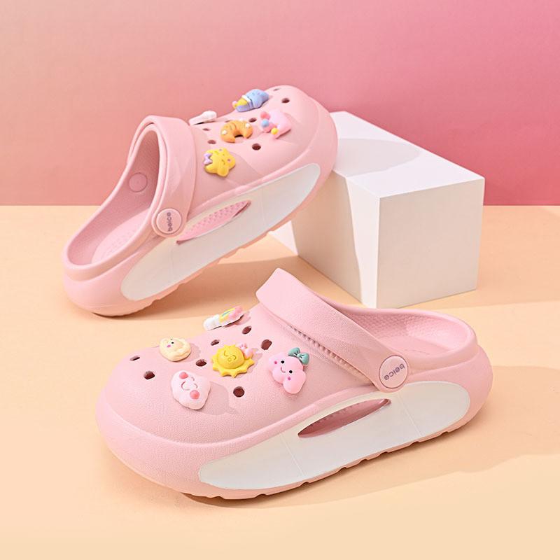 Colorful And Adorable Kids Soft Bottom Eva Slipon Shoes Nonslip Casual Sandals