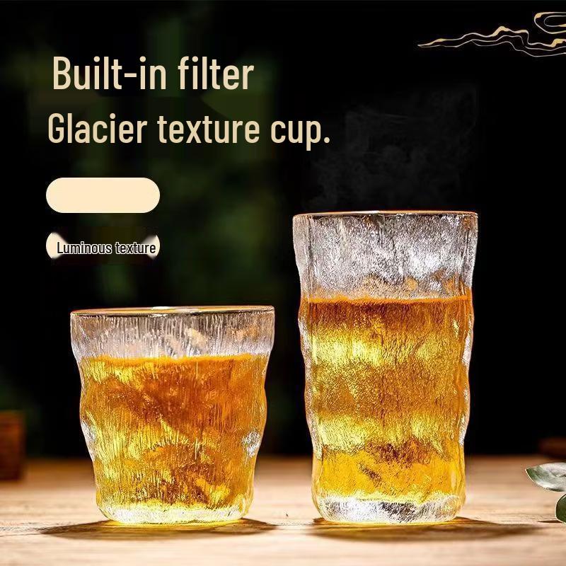 Shangqi Japanese Glacier Pattern 380ml Glass Cup Set