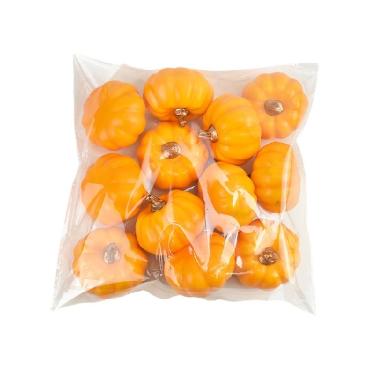 12Pcs Mini Artificial Pumpkins Fall Table Decor Fill Vases Halloween Decorations