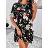 Women's Casual Vacation Printed Short-sleeved Dress