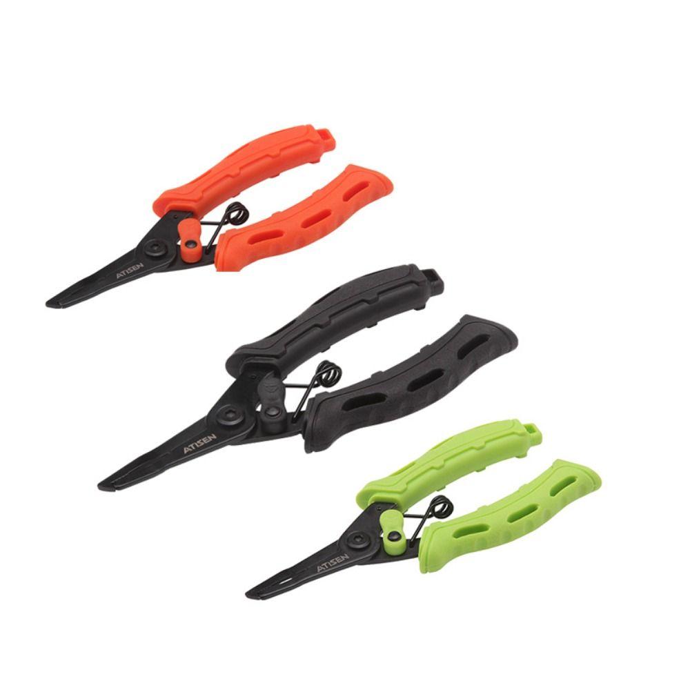 

Stainless Steel Fishing Gripper High Closure Strength Fish Mouth Pliers Hook Carp Fishing зелений