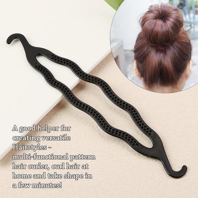 Tool Women Black Hair Twist Stick Bun Maker Styling Clip