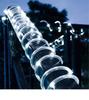 Solar LED Colorful Tube String Lights - Waterproof Courtyard & Garden Decoration