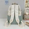 Schoolbag Korean version contrasting color splicing backpack 1011 new fashion and light travel backpack casual tooling style school bag