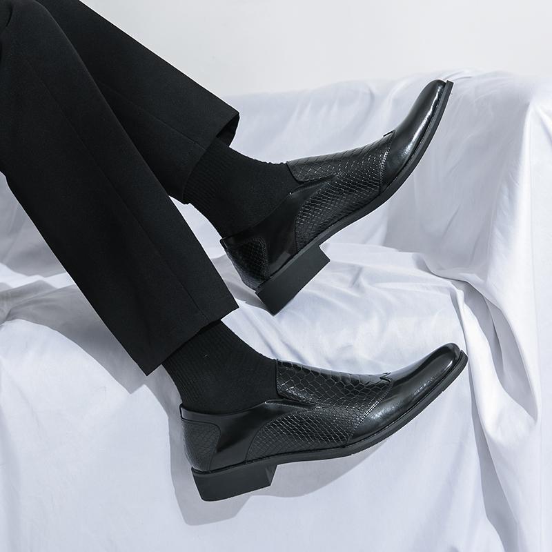 Mode Modeontwerper gestructureerde herenlederen schoenen comfort Instappers Luxe heren Bruiloft en buitenfeest oversized Derbies schoenen