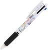 Snoopy Ballpoint 3 Jetstream Made In Set A and Name Pen, Colors, 0.5mm, Japan, (Pen Sticker)