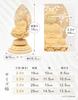 Kurita's Specialty Buddha Statue [Nyorai] Shaka Nyorai Seated Statue, 2.0 inches (total height 19cm, width 10cm, depth 9.5cm), High-Quality Cypress