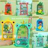 Plastic Frog Pinball Machine Toy For Kids Educational Desk Game Interactive Fun