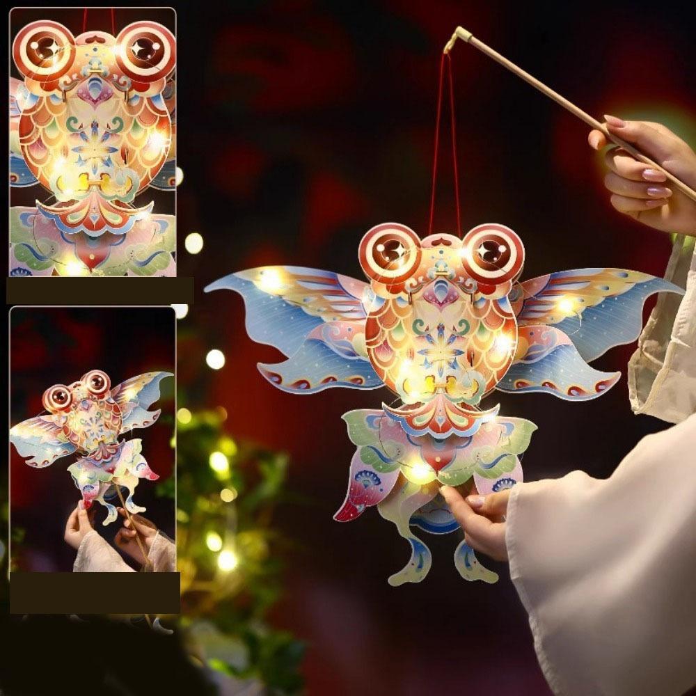 

DIY Material Bag Mid-Autumn Festival Lantern DIY Dragonfly Butterfly Lantern Photography Props Style1