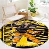 Naruto Poster Round Area Rug Carpet Rug For Living Room Bedroom Sofa Playroom Decor Nonslip Floor Mat