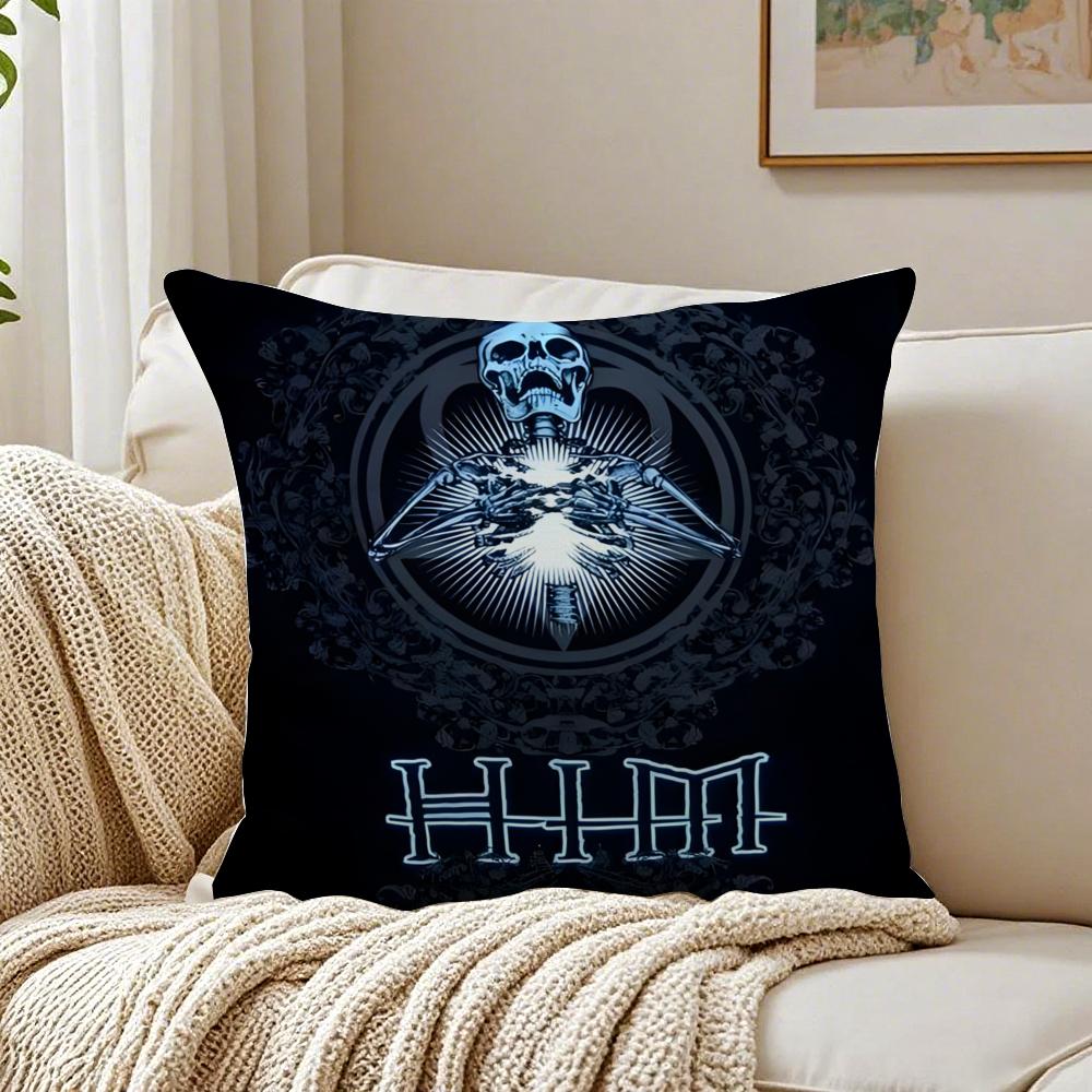 HHim OOrnateES HHeartagram Art Cushion Cover Linen Pillowcase Soft for Sofa Bed Home Room Decor
